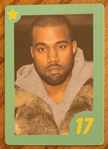 KANYE WEST, SUPER RARE CARD, MINT ! STAR ! RAP SUPERSTAR ! THE G.O.A.T. !