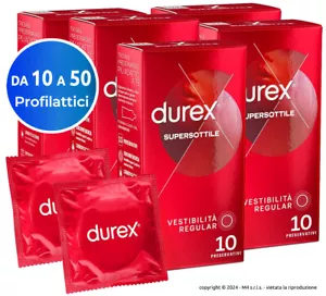 Preservativi Sottili DUREX Super Sottile Preservativi sensazione di contatto - Foto 1 di 10