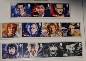 GB - 2013 - "DR WHO" SATZ MIT 11 BRIEFMARKEN - POSTFRISCH  - Bild 1 von 1