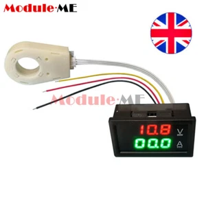 Hall Voltmeter Ammeter Dual Digital Display DC 0-300V ± 50A/100A/200A/400A K - Picture 1 of 16