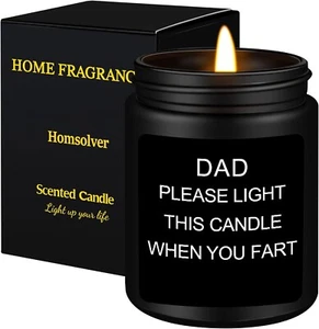 2-Pack Sandalwood Candle – Dad Gift from Daughter or Son, Father’s Day, Birthday - Picture 1 of 7