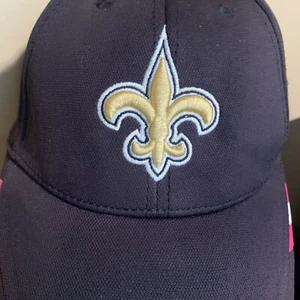 Gorra New Orleans Saints Reebok talla única ajustable para hombre NFL - negra - Imagen 1 de 11