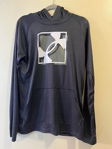 Under Armour Boys Hooded Long Sleeve Shirt - Size YXL - Picture 1 of 5