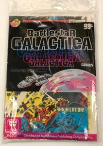Marvel 1978 BATTLESTAR GALACTICA #1 2 3 Factory Sealed Whitman 3 Pack Comic Book - Picture 1 of 2