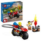 Lego City Fire Rescue Motorcycle, Motorbike Toy Playset For 4 Plus Year Old Boys
