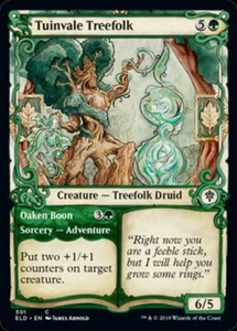 Tuinvale Treefolk x4 4x escaparate Trono de Eldraine casi nuevo como nuevo Magic The Gathering - Imagen 1 de 1