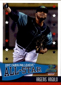 2017 Carolina League All-Stars Choice #13 Argenis Angulo Venezuela VZ Card