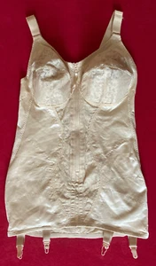 VINTAGE OPEN BOTTOM CROSSDRESSER CORSELETTE GARTERBELT - Foto 1 di 5