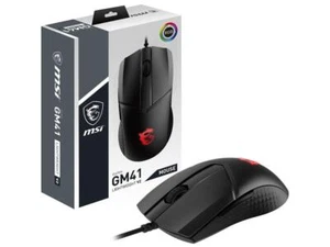 MSI CLUTCHGM41 Lightweight V2 Gaming USB RGB Adjustable up to 16000 DPI Desktop - Picture 1 of 4