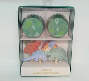 Meri Meri DINOSAURS Cupcake Kit ~ 24 Liners & Toppers + BONUS Party Backdrop - Picture 1 of 6