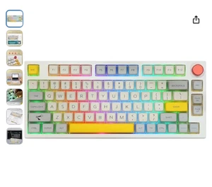 Epomaker TH80 Pro 75% Hot swappable Mechanical Switch Keyboard PERFECT CONDITION - Picture 1 of 2
