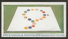 FRYS-TRICKS & PUZZLES (BLACK BACK) 1924-#12- QUALITY CARD!!!