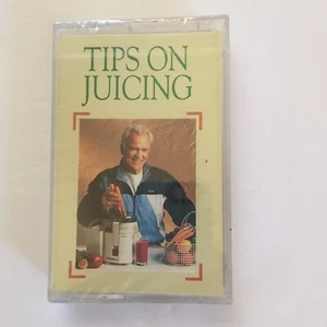 Juice man Juicer Tips On Juicing Cassette VINTAGE Educational NEW & SEALED - Picture 1 of 3