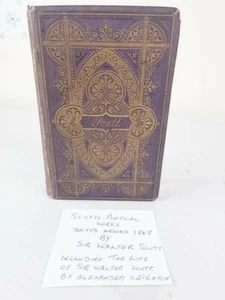 The Poetical Works 1868 including the life  of Sir Walter Scott (RARE) - Picture 1 of 12