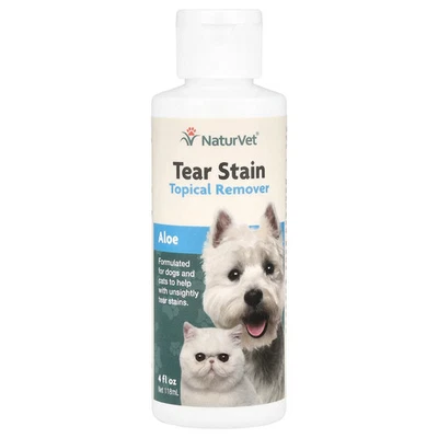 Tear Stain, Topical Remover, Aloe, For Dogs & Cats, 4 fl oz (118 ml) - Image 1 of 2