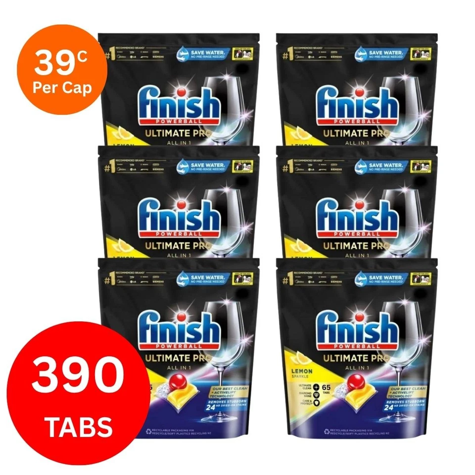Finish Ultimate Pro Lemon Dishwasher Tablets