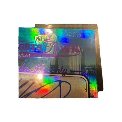 2012 Press Pass Sports Town Edition Autograph #ST LK Luke Kuechly  RC Purple /25 - Image 1 of 3