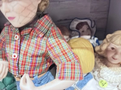 Juego de muñecas de porcelana vintage para piezas de 66 coleccionables Foto 1 de 4