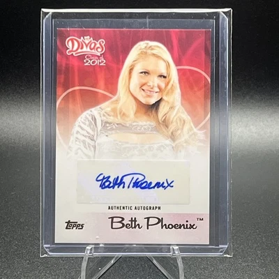 WWE Beth Phoenix Topps Divas Class of 2012 Authentic Autograph Card - Image 1 of 2