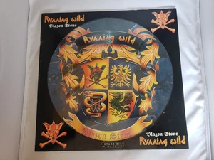 RUNNING WILD- BLAZON STONE. Picture Disc, Limited Edition. 1991. Vinyl LP. Metal - Bild 1 von 10