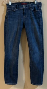 7 For All Mankind Womens Jeans 25 Waist Denim Slim Straight - Picture 1 of 11