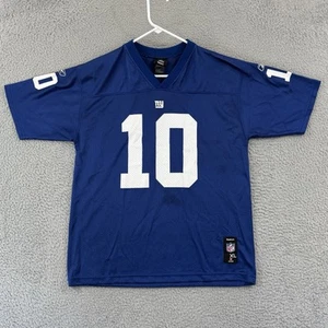 Vintage Eli Manning New York Giants Jersey Women XL Blue Reebok Sport NFL Active - Picture 1 of 9