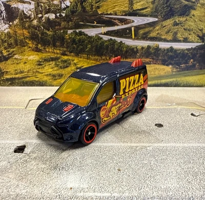 Hot Wheels Ford Transit Connect HW ‘17 Treasure Hunt 6/10 Blue Loose VHTF! - Image 1 of 3