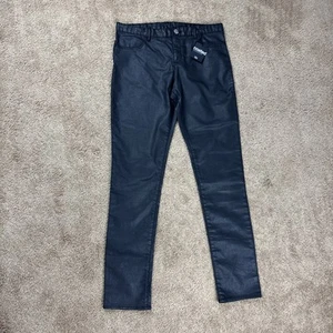 Gap KIDS jeans Size 16 Plus Black Coated Jeans For Girls - Picture 1 of 5