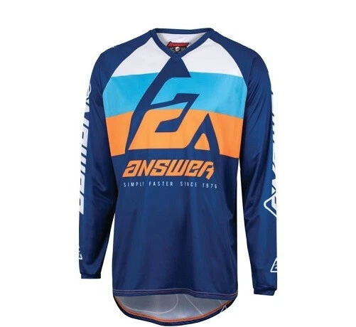 Answer Syncron Adult, Kids, Youth Riding Jersey Shirt Motocross Mx Bmx Atv - Image 1 of 1