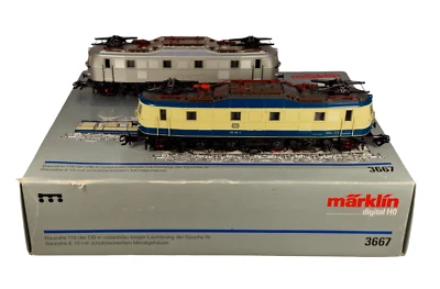 Marklin 3667 - Set di due locomotive elettriche E18/118 DB USATO H0 AC Digitale - Immagine 1 di 4