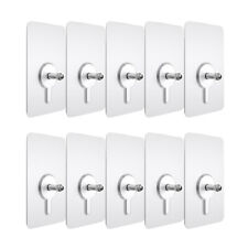 Wall Sticky Picture Hanging Hooks - Set of 10 Invisible Nails