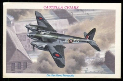 Tobacco Card, Castella, BRITISH AVIATION, 1994, De Havilland Mosquito, #17 - Image 1 of 2