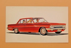 1961 Oldsmobile F-85 Deluxe 4 Door Sedan Sales Ad Post Card Sheffield Illinois - Picture 1 of 7