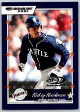 2001 Donruss 20th Anniversary Rickey Henderson San Diego Padres #21