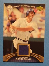 2007 Sweet Spot Kirk Gibson patch parallel card #30/55 Tigers