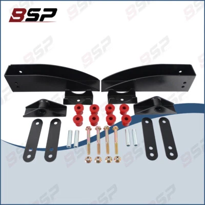Rear Leaf Spring Relocation Pocket Set For Chevy Belair 150 210 1955 1956 1957 Foto 1 de 4