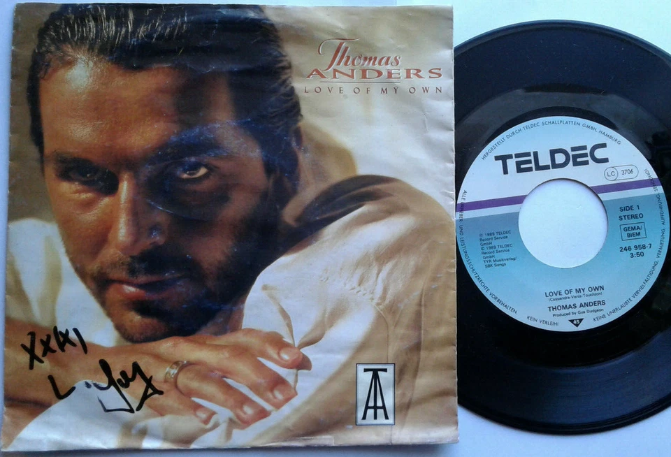 Thomas Anders / Love Of My Own / True Love 7" Vinyl Single 1989 - Bild 1 von 1