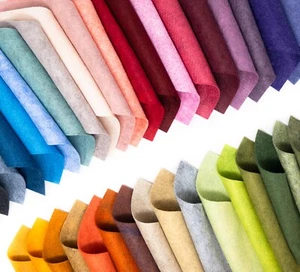 35 - 6"X6" Heathered Collection - Merino Wool blend Felt Sheets - Picture 1 of 1