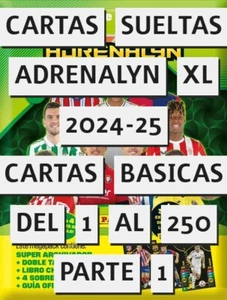 CARTAS SUELTAS NUEVO ADRENALYN XL 2024-25 LALIGA PANINI ELIGE TUS FALTAS PARTE 1 - Imagen 1 de 1
