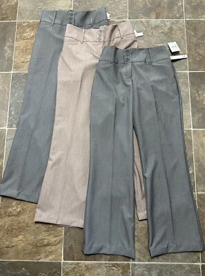 Pantalones Joe Benbasset Joe B nuevos con etiquetas con banda elástica trasera *gris solo talla 11 Foto 1 de 4