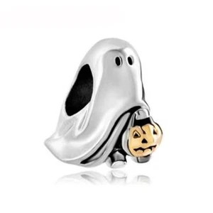 Halloween Ghost Charm Bead DIY Bracelet Jewelry Making Accessories Findings 1Pc - Picture 1 of 39