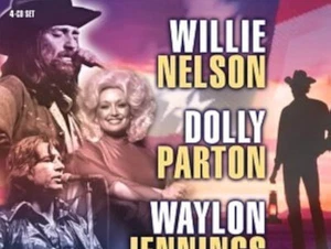 BEST OF COUNTRY- 4CD-WAYLON JENNINGS, DOLLY PARTON, WILLIE NELSON, MERLE HAGGARD - Picture 1 of 3