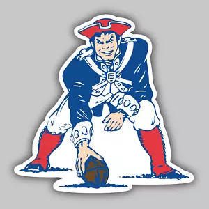 Pegatina/calcomanía de vinilo de los New England Patriots - fútbol americano de la NFL - AFC - Minutemen - Pat - Imagen 1 de 2