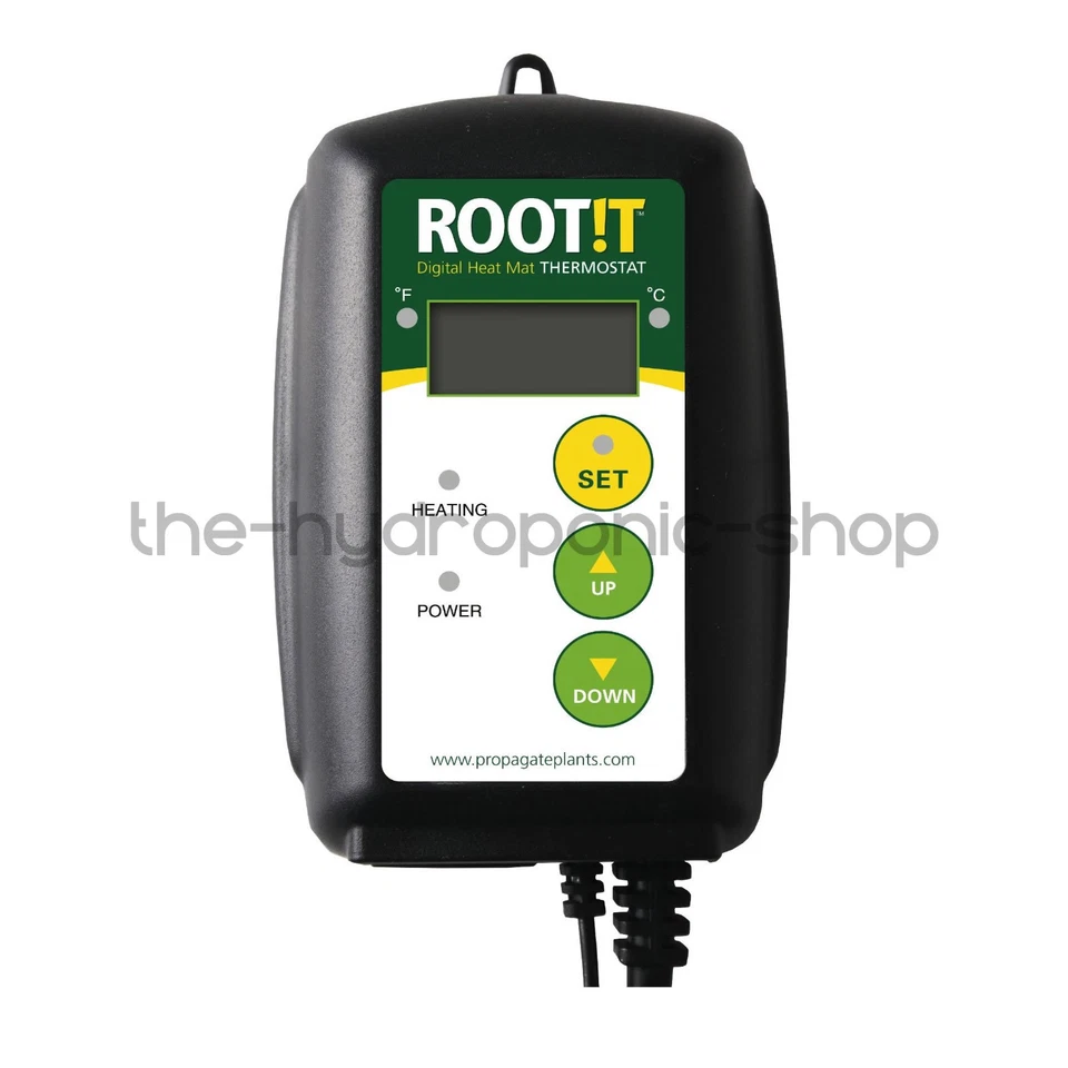 Rootit Thermostat Electric Heat Mat Propagator Heat Controller Hydroponics - Image 1 of 1