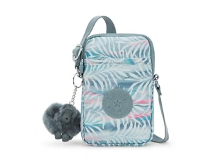 Kipling TALLY Phone Bag With Adjustable Crossbody Strap- Palmtree Leaves RRP £39 - Picture 1 of 5