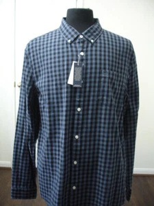 New PENGUIN by MUNSINGWEAR Men's Cotton Dress L/S Shirt Checks XXL $89 NWT - Picture 1 of 8