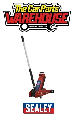 Sealey Trolley Jack 3 tonne 3000CXD Standard Chassis Heavy Duty Car Van - Image 1 of 4