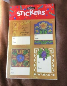 Vintage 1990s Gibson Greetings GIFT TAG Stickers - MINT SEALED PACKAGE * - Picture 1 of 1