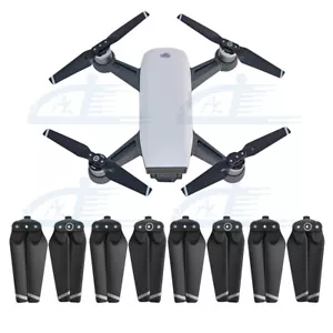 4pairs 4730F Quick-Release Foldable Propellers Blades Silver for DJI Spark Drone - Picture 1 of 11