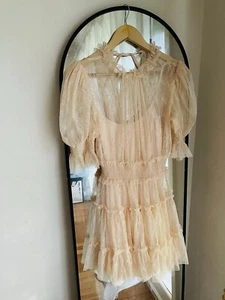 RRP $395 Alice McCall Glitter Playsuit Size 8 Worn once - Picture 1 of 5